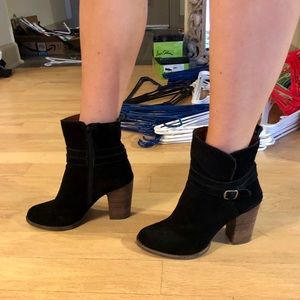 Lucky Brand black booties